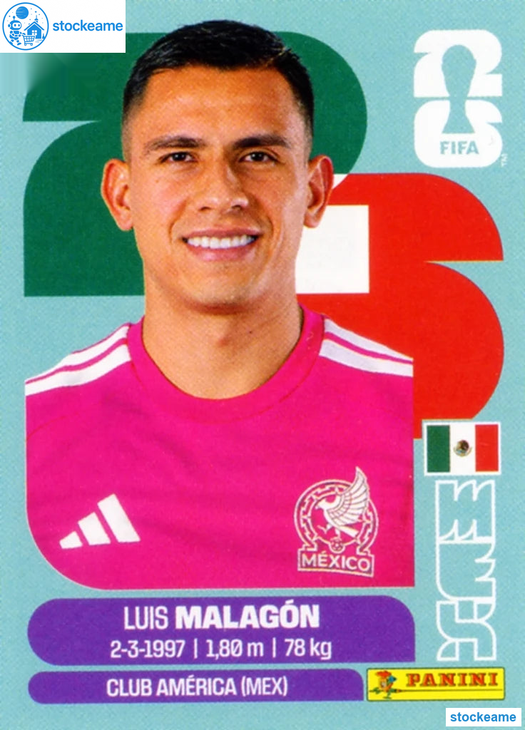 MEX002 - Luis Malagón | Mexico | Panini World Cup 2026 Base Sticker - Image 2