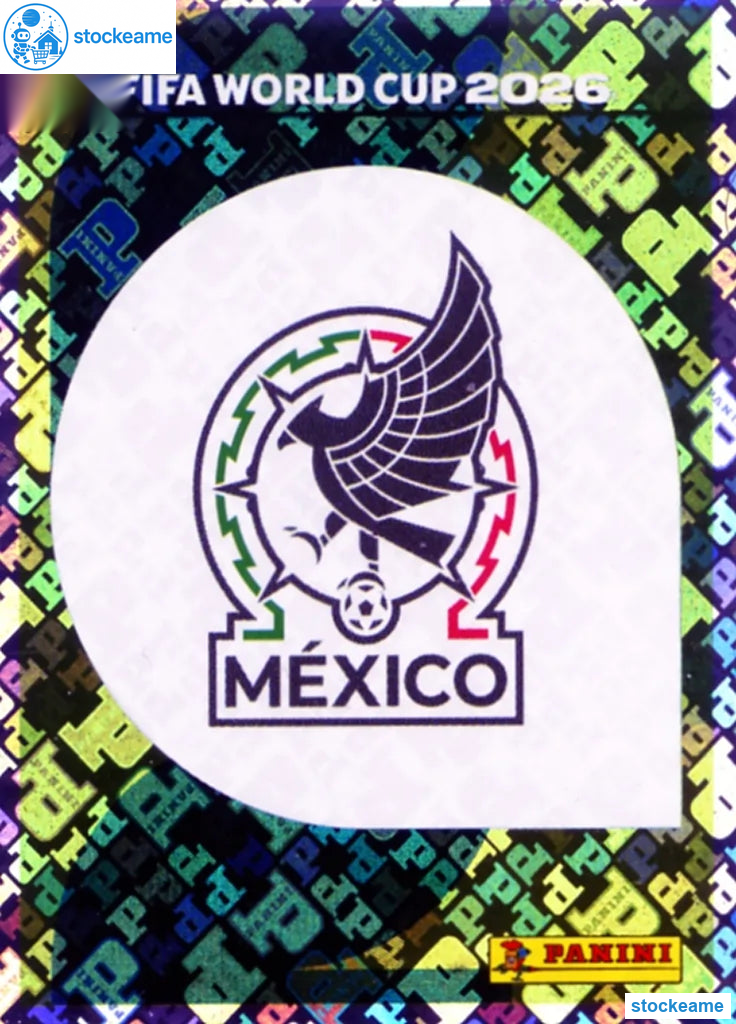 MEX001 - Emblem | Mexico | Panini World Cup 2026 Foil Sticker - Image 2