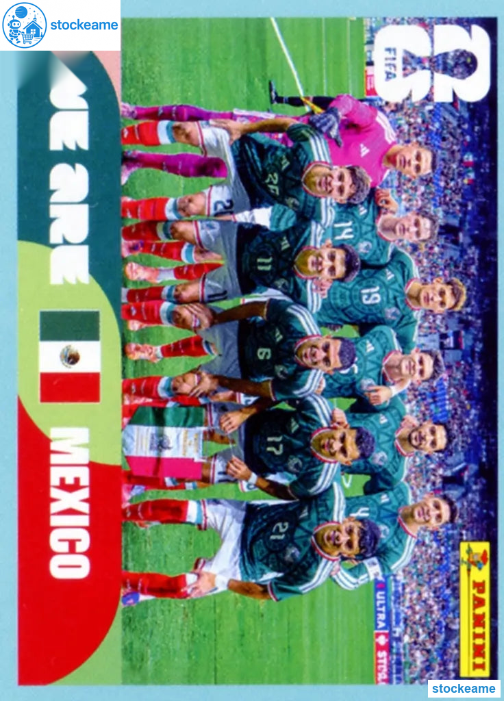 MEX013 - Team Photo | Mexico | Panini World Cup 2026 Base Sticker - Image 2