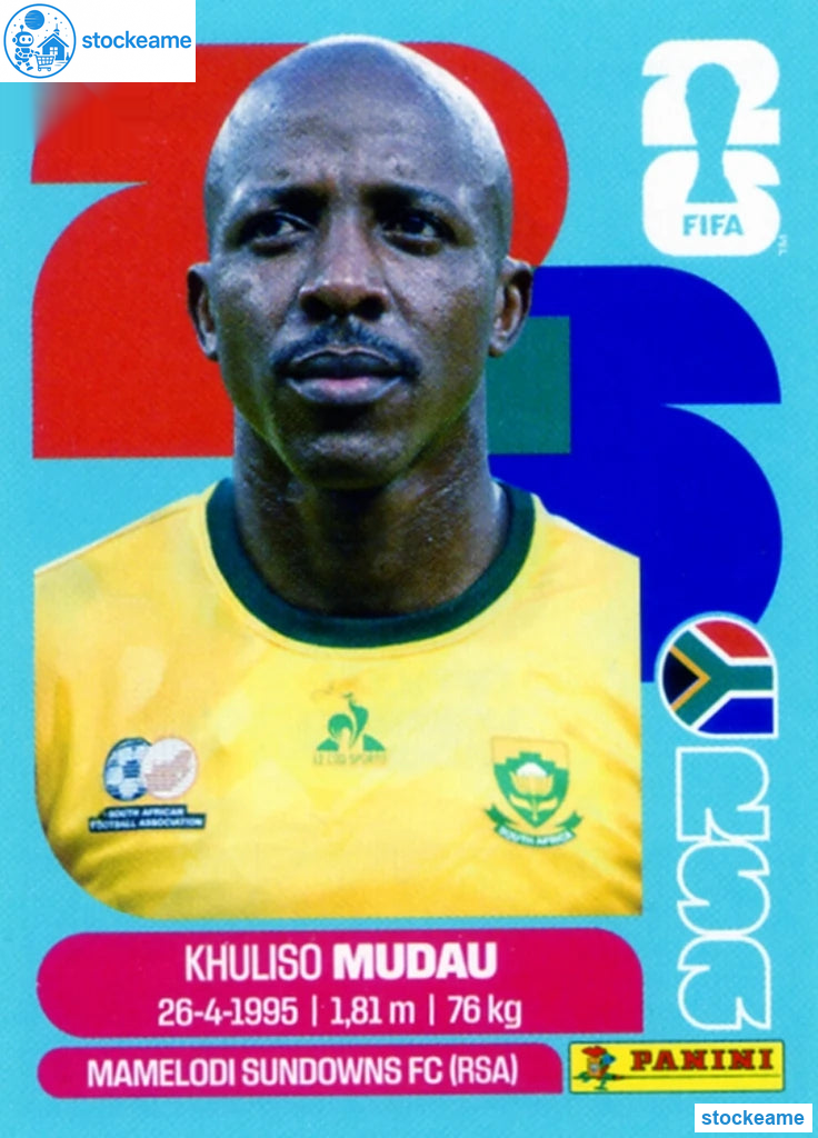 RSA009 - Khuliso Mudau | South Africa | Panini World Cup 2026 Base Sticker - Image 2