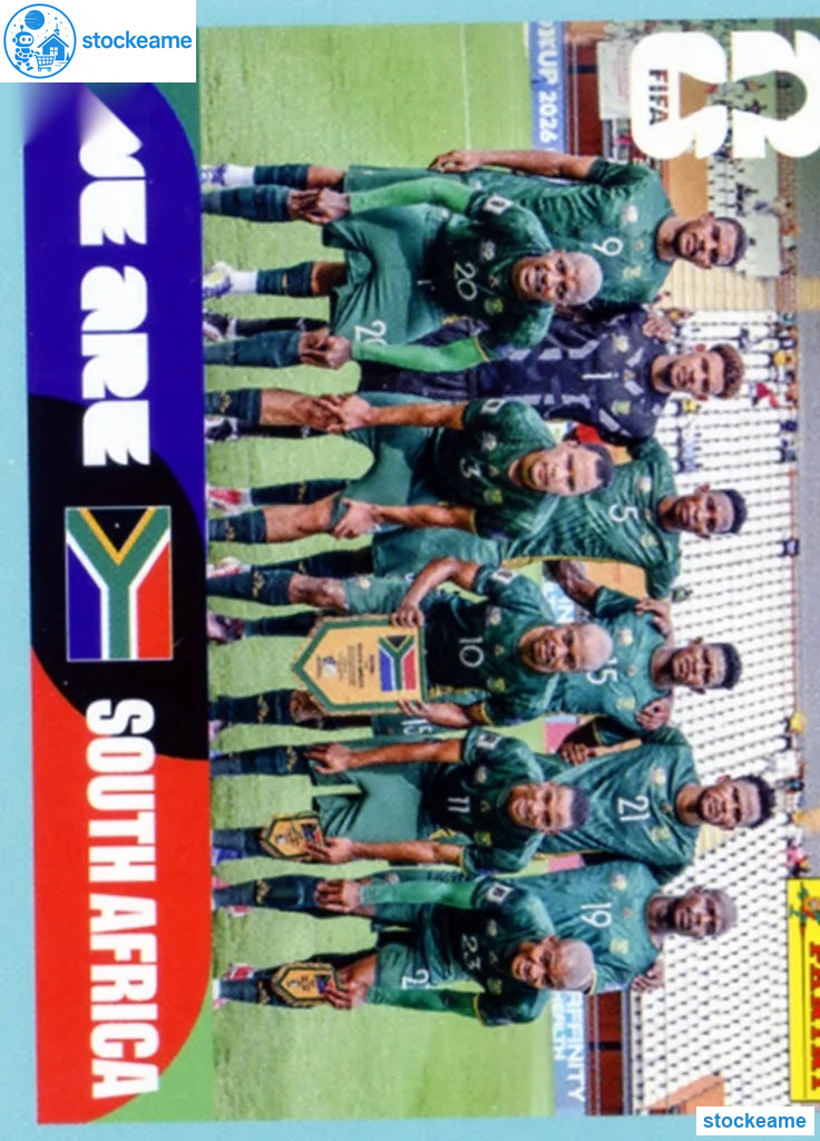 RSA013 - Team Photo | South Africa | Panini World Cup 2026 Base Sticker - Image 2