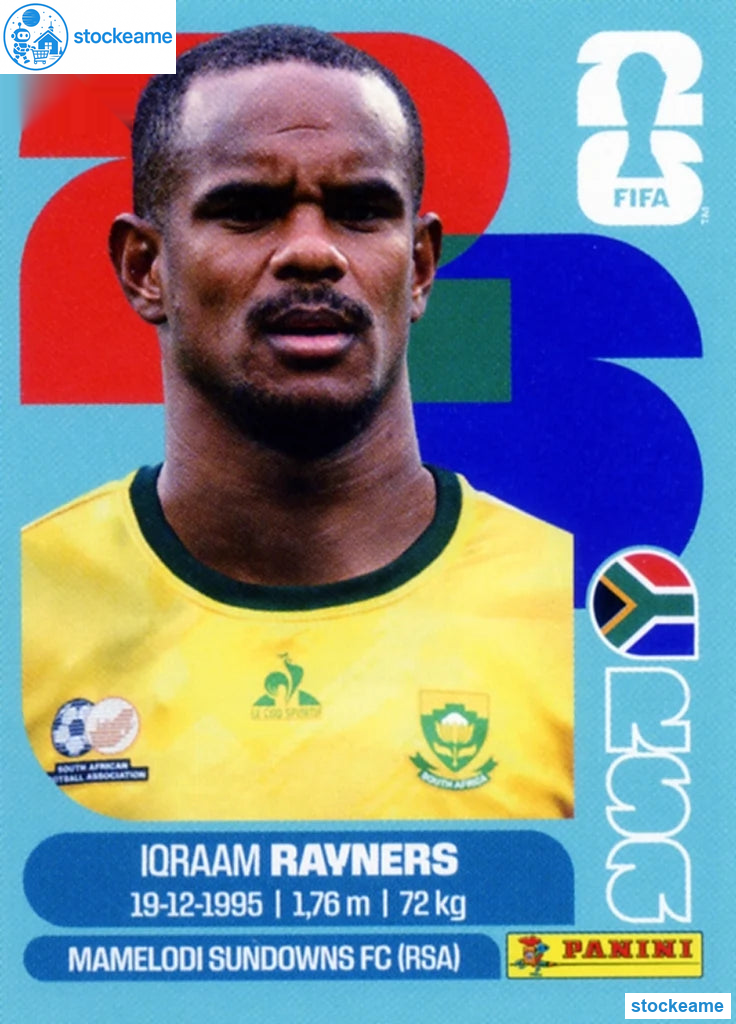 RSA018 - Iqraam Rayners | South Africa | Panini World Cup 2026 Base Sticker - Image 2