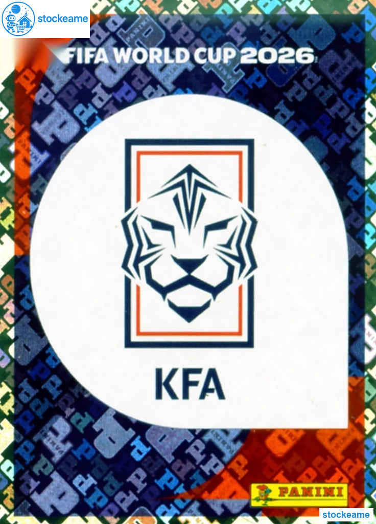 KOR001 - Emblem | South Korea | Panini World Cup 2026 Foil Sticker - Image 2