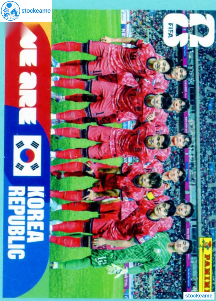 KOR013 - Team Photo | South Korea | Panini World Cup 2026 Base Sticker - Image 2