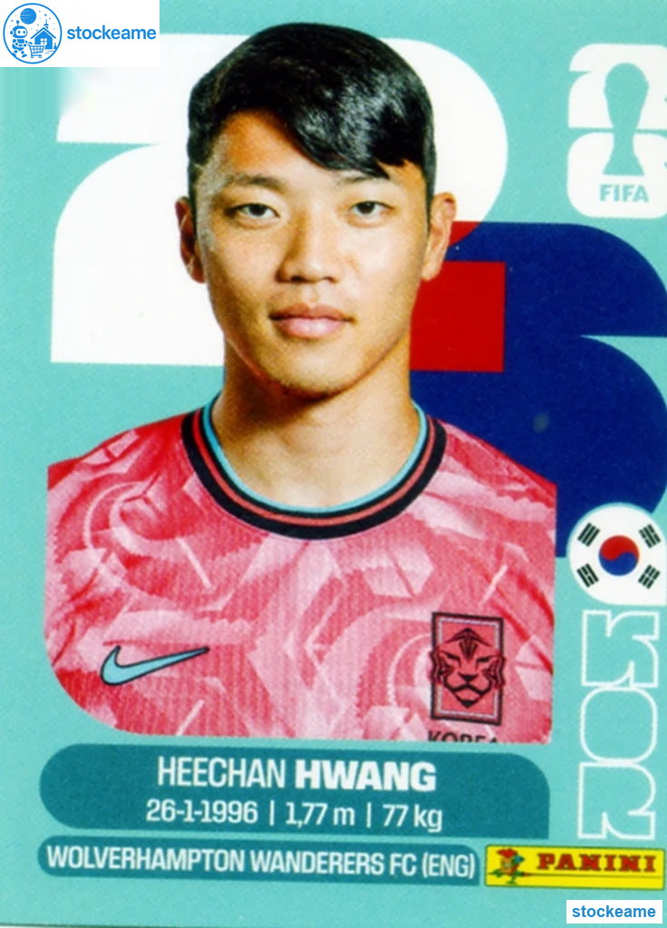 KOR019 - Hee-chan Hwang | South Korea | Panini World Cup 2026 Base Sticker - Image 2