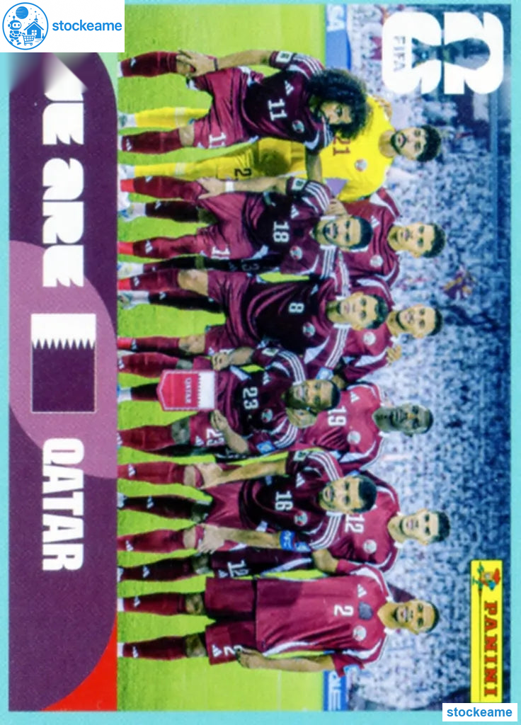 QAT013 - Team Photo | Qatar | Panini World Cup 2026 Base Sticker - Image 2
