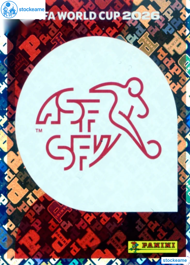 SUI001 - Emblem | Switzerland | Panini World Cup 2026 Foil Sticker - Image 2