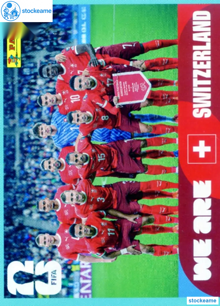 SUI013 - Team Photo | Switzerland | Panini World Cup 2026 Base Sticker - Image 2