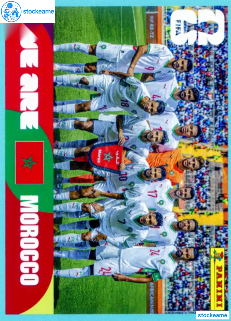 MAR013 - Team Photo | Morocco | Panini World Cup 2026 Base Sticker - Image 2
