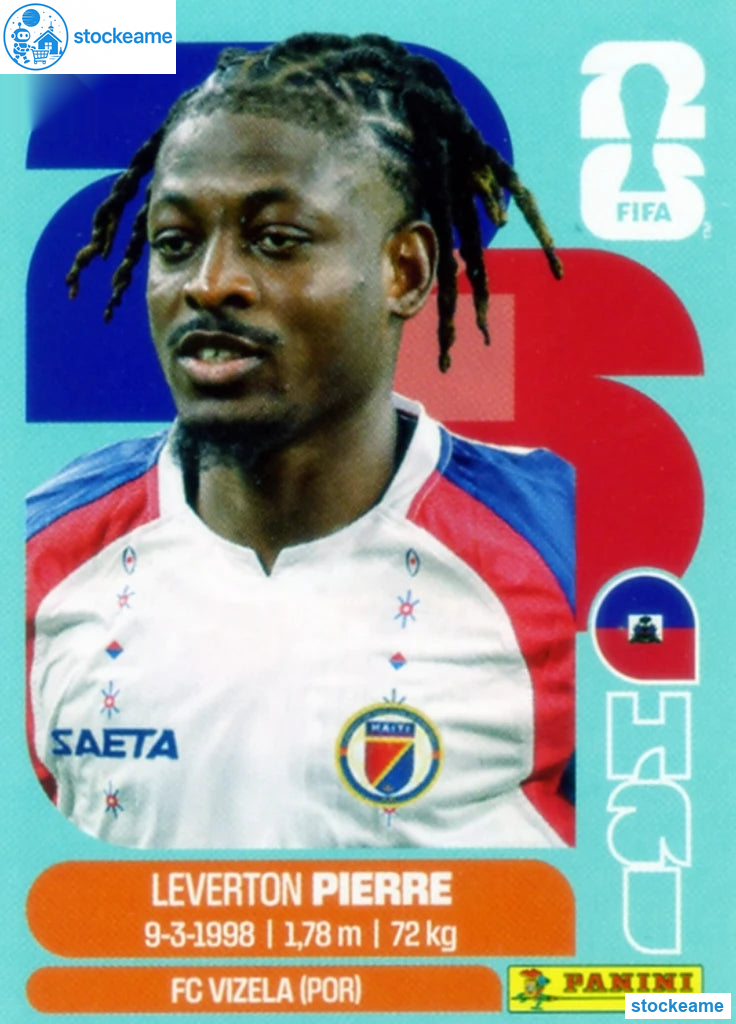 HAI010 - Leverton Pierre | Haiti | Panini World Cup 2026 Base Sticker - Image 2