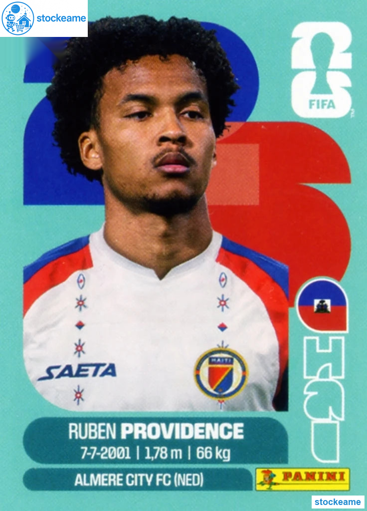 HAI017 - Ruben Providence | Haiti | Panini World Cup 2026 Base Sticker - Image 2