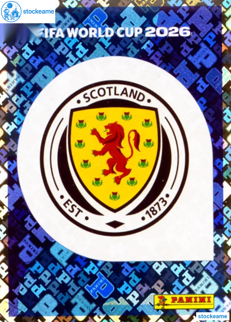 SCO001 - Emblem | Scotland | Panini World Cup 2026 Foil Sticker - Image 2