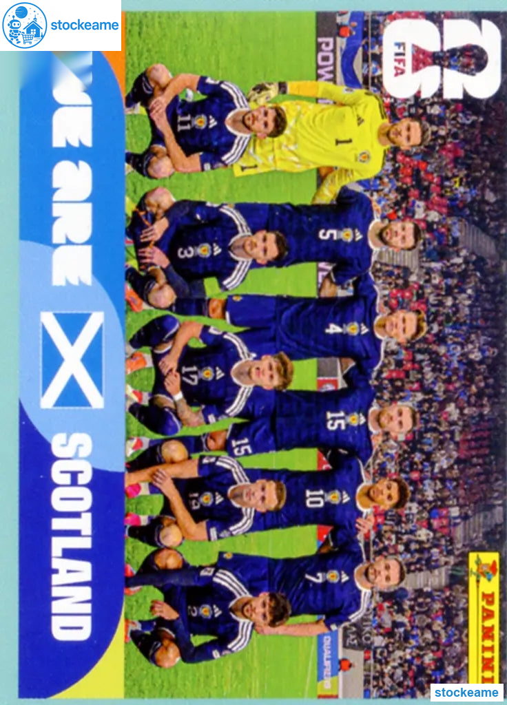 SCO013 - Team Photo | Scotland | Panini World Cup 2026 Base Sticker - Image 2