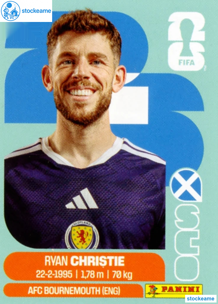 SCO015 - Ryan Christie | Scotland | Panini World Cup 2026 Base Sticker - Image 2