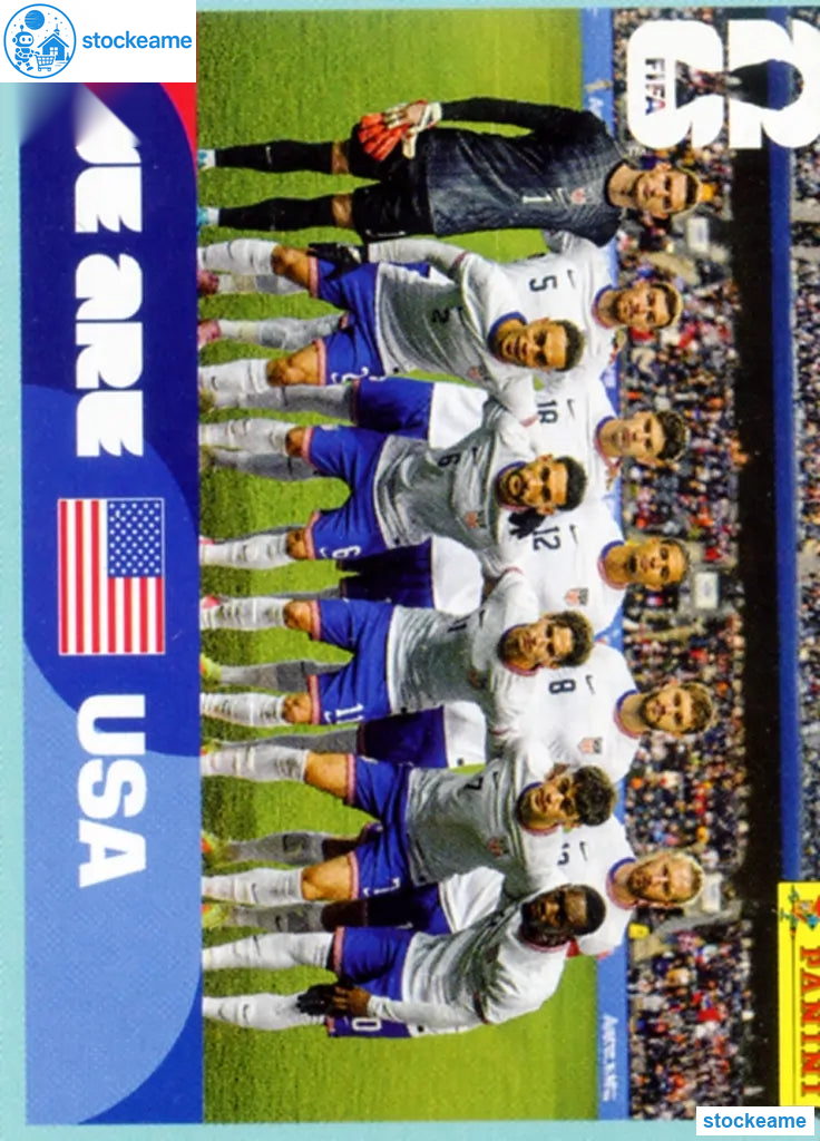 USA013 - Team Photo | USA | Panini World Cup 2026 Base Sticker - Image 2
