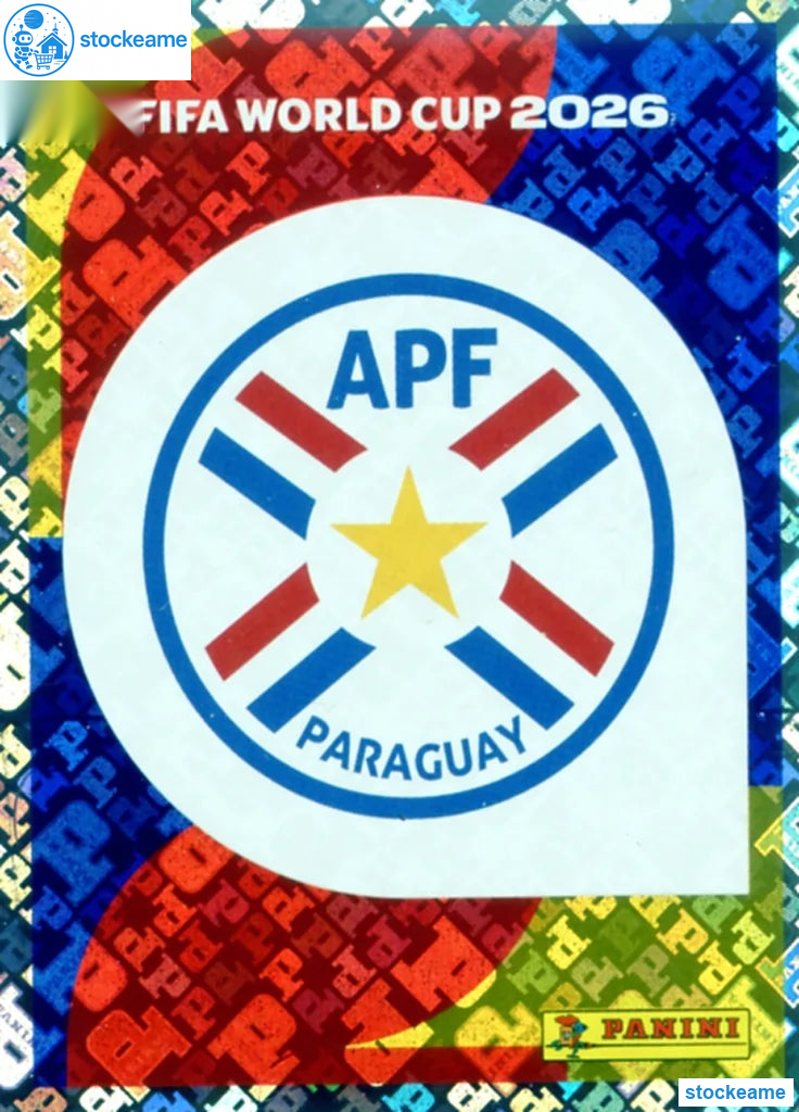 PAR001 - Emblem | Paraguay | Panini World Cup 2026 Foil Sticker - Image 2