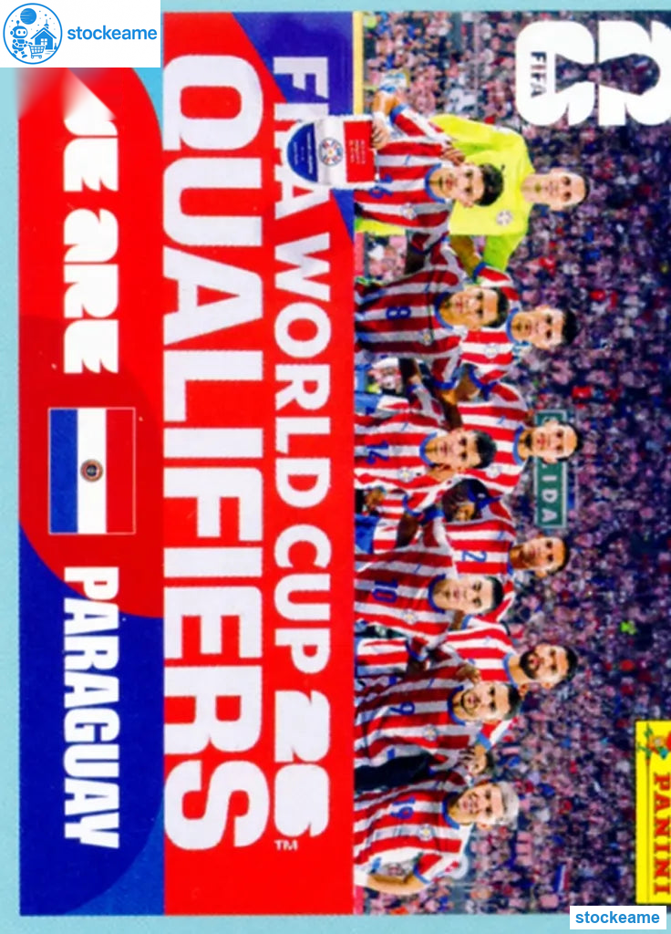 PAR013 - Equipo | Paraguay | Panini World Cup 2026 Base Sticker - Image 2