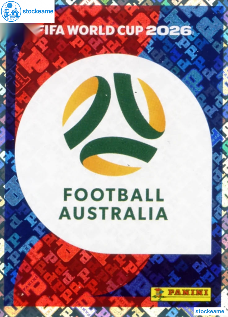 AUS001 - Emblem | Australia | Panini World Cup 2026 Foil Sticker - Image 2