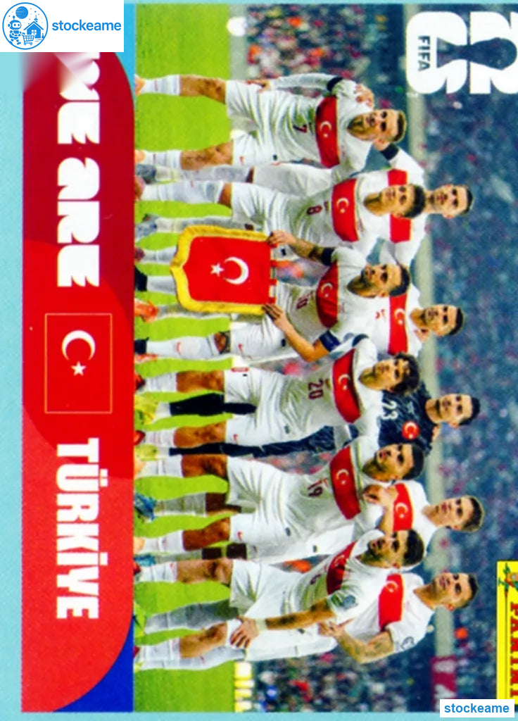 TUR013 - Team Photo | Türkiye | Panini World Cup 2026 Base Sticker - Image 2