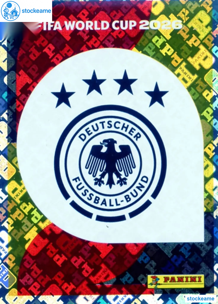 GER001 - Emblem | Germany | Panini World Cup 2026 Foil Sticker - Image 2