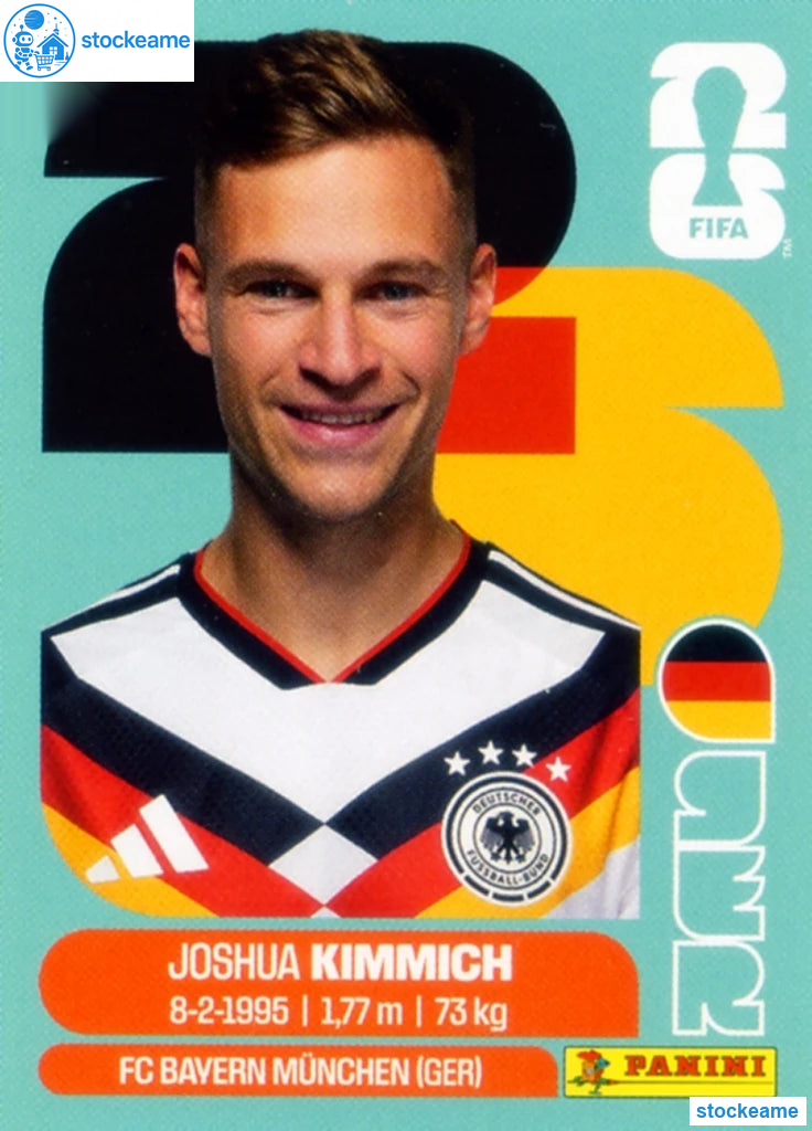 GER010 - Joshua Kimmich | Germany | Panini World Cup 2026 Base Sticker - Image 2