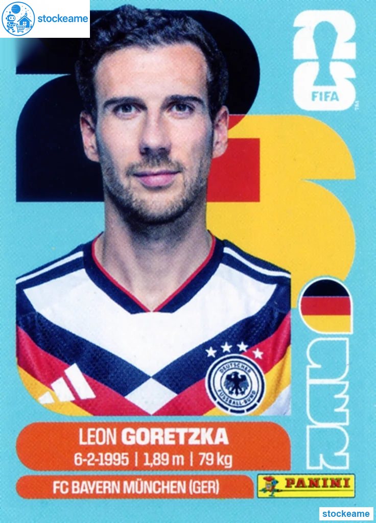 GER014 - Leon Goretzka | Germany | Panini World Cup 2026 Base Sticker - Image 2