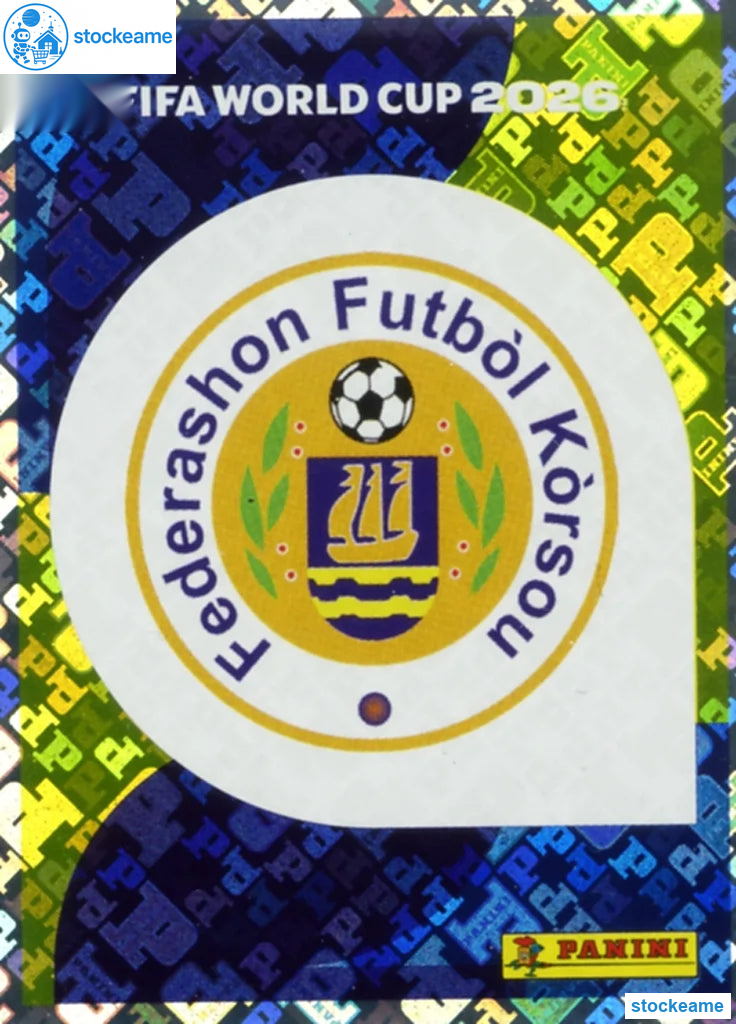 CUW001 - Emblem | Curaçao | Panini World Cup 2026 Foil Sticker - Image 2