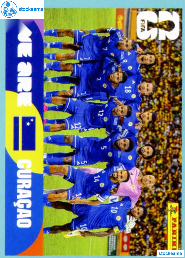 CUW013 - Team Photo | Curaçao | Panini World Cup 2026 Base Sticker - Image 2