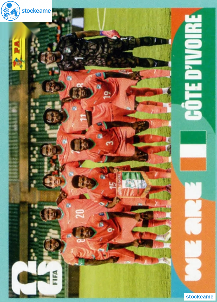 CIV013 - Team Photo | Ivory Coast | Panini World Cup 2026 Base Sticker - Image 2