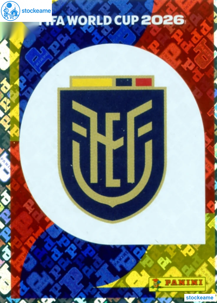 ECU001 - Emblem | Ecuador | Panini World Cup 2026 Foil Sticker - Image 2