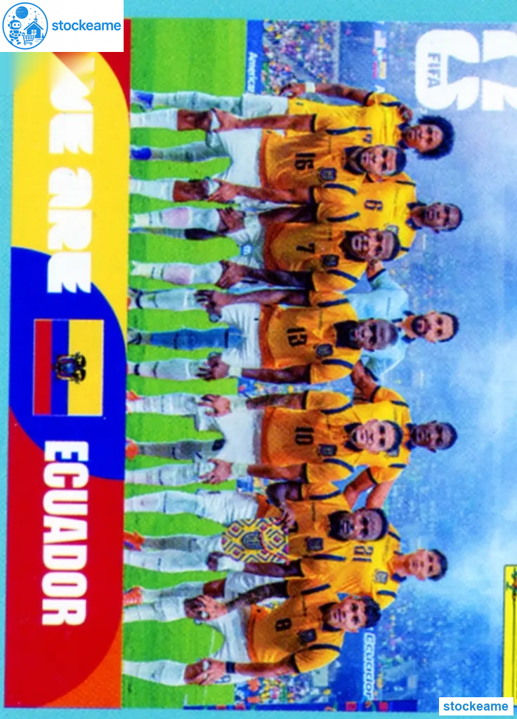 ECU013 - Team Photo | Ecuador | Panini World Cup 2026 Base Sticker - Image 2