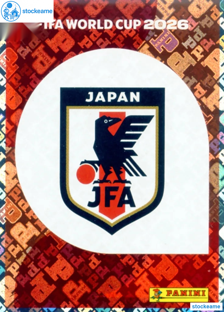 JPN001 - Emblem | Japan | Panini World Cup 2026 Foil Sticker - Image 2