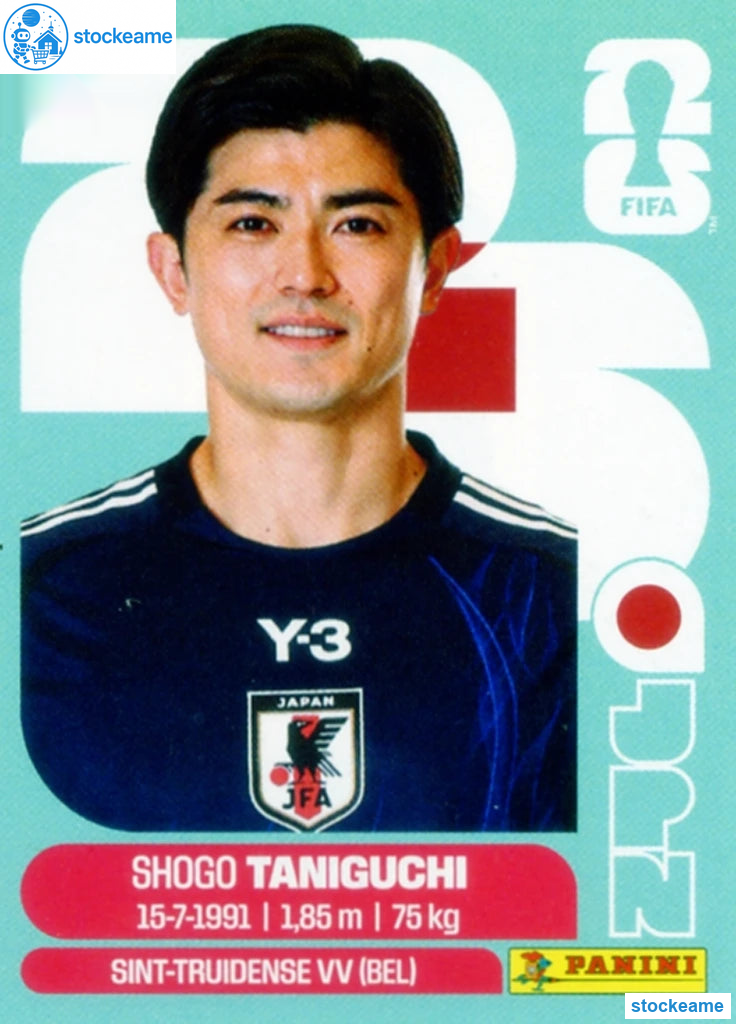 JPN006 - Shogo Taniguchi | Japan | Panini World Cup 2026 Base Sticker - Image 2