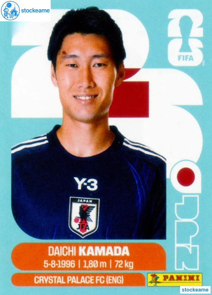 JPN011 - Daichi Kamada | Japan | Panini World Cup 2026 Base Sticker - Image 2