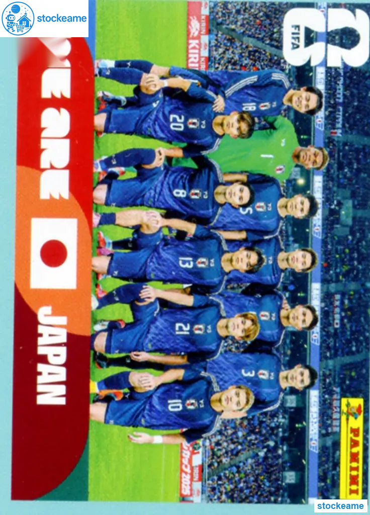 JPN013 - Team Photo | Japan | Panini World Cup 2026 Base Sticker - Image 2
