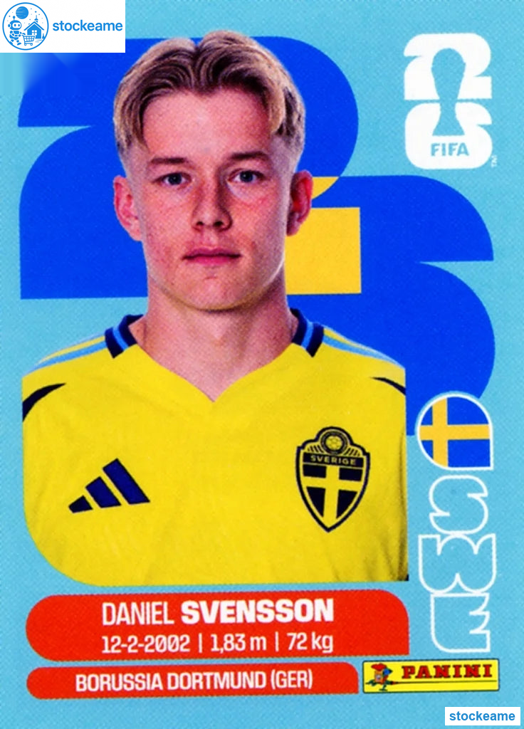 SWE014 - Daniel Svensson | Sweden | Panini World Cup 2026 Base Sticker - Image 2