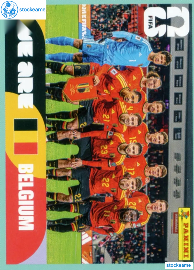 BEL013 - Team Photo | Belgium | Panini World Cup 2026 Base Sticker - Image 2