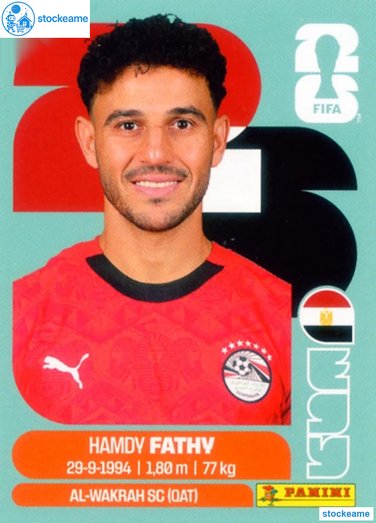EGY012 - Hamdy Fathy | Egypt | Panini World Cup 2026 Base Sticker - Image 2