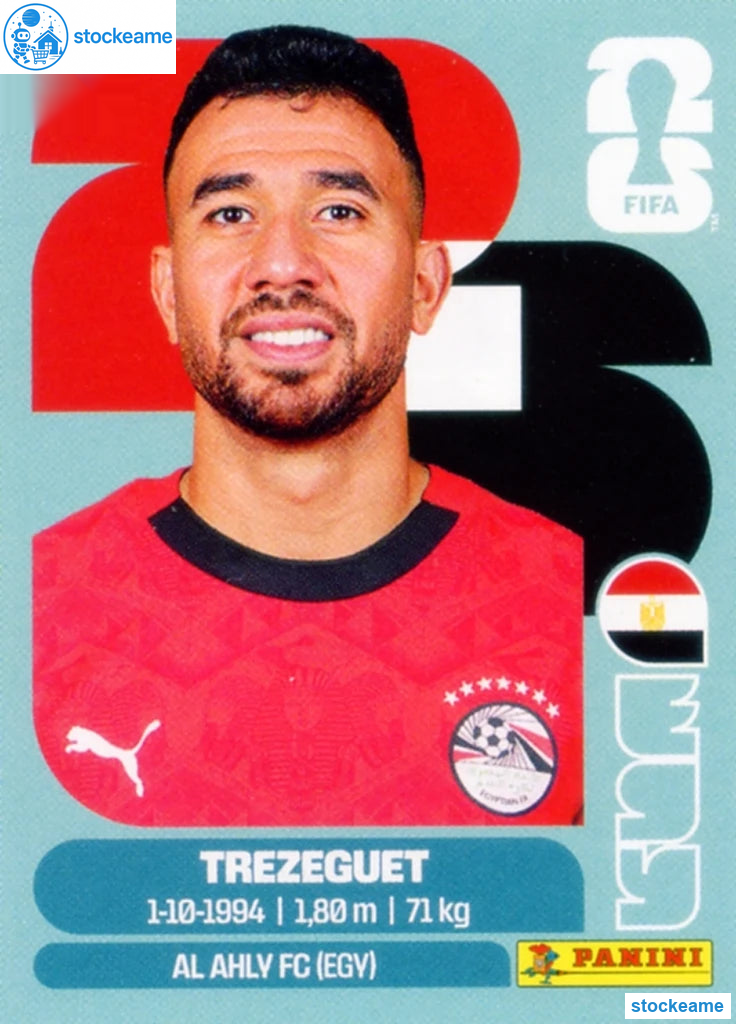 EGY019 - Trezeguet | Egypt | Panini World Cup 2026 Base Sticker - Image 2