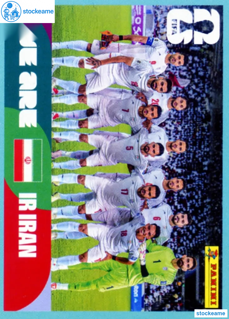IRN013 - Team Photo | Iran | Panini World Cup 2026 Base Sticker - Image 2