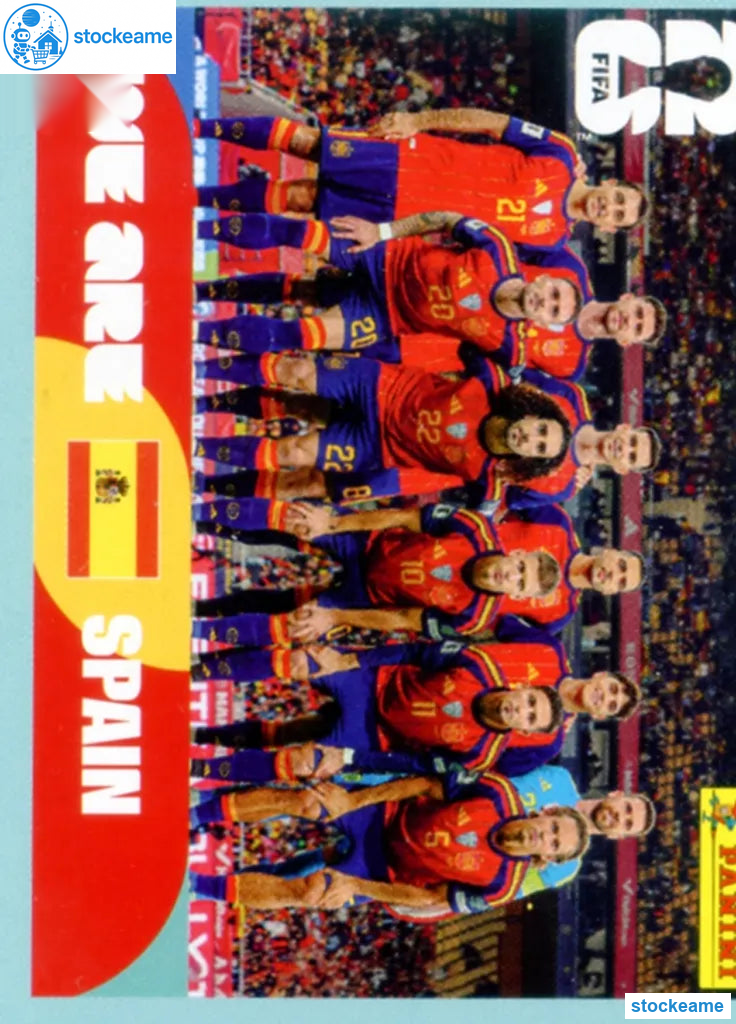 ESP013 - Team Photo | Spain | Panini World Cup 2026 Base Sticker - Image 2