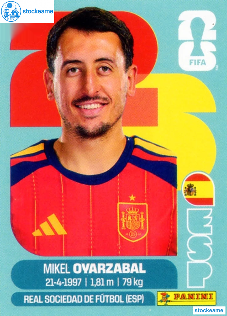 ESP020 - Mikel Oyarzabal | Spain | Panini World Cup 2026 Base Sticker - Image 2
