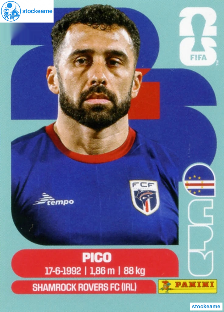 CPV004 - Pico | Cape Verde | Panini World Cup 2026 Base Sticker - Image 2