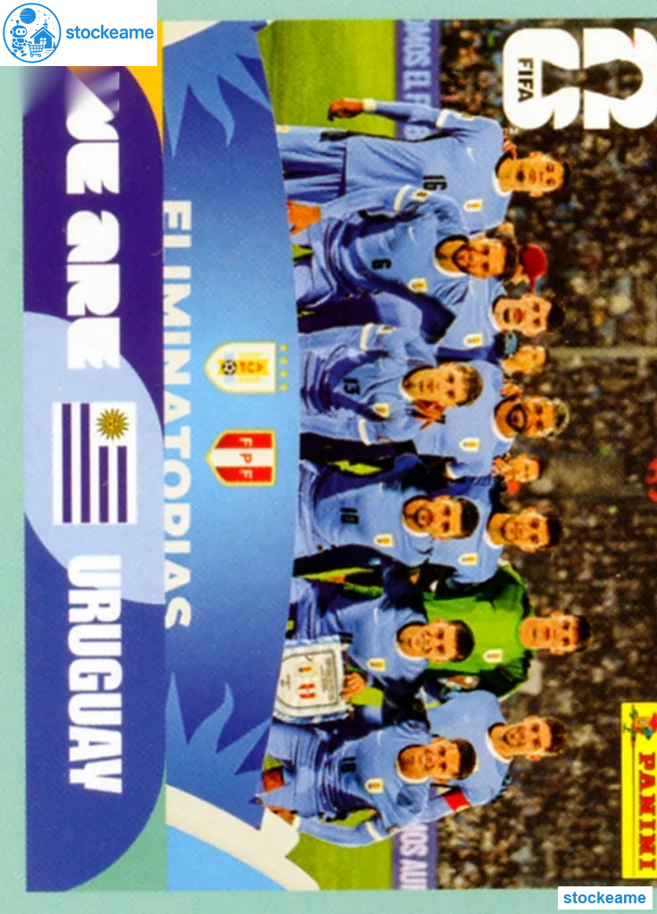 URU013 - Team Photo | Uruguay | Panini World Cup 2026 Base Sticker - Image 2