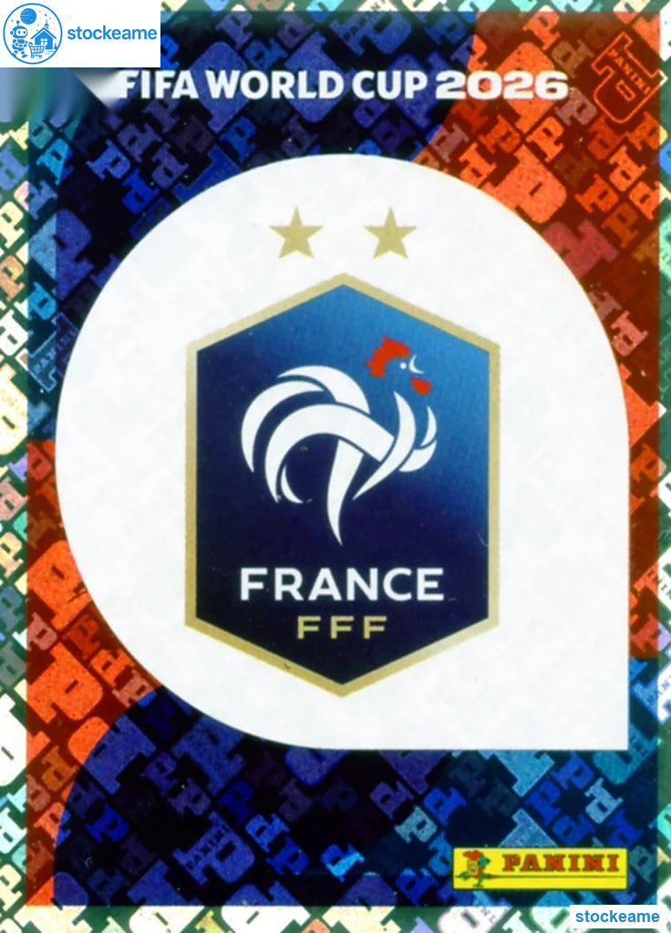 FRA001 - Emblem | France | Panini World Cup 2026 Foil Sticker - Image 2