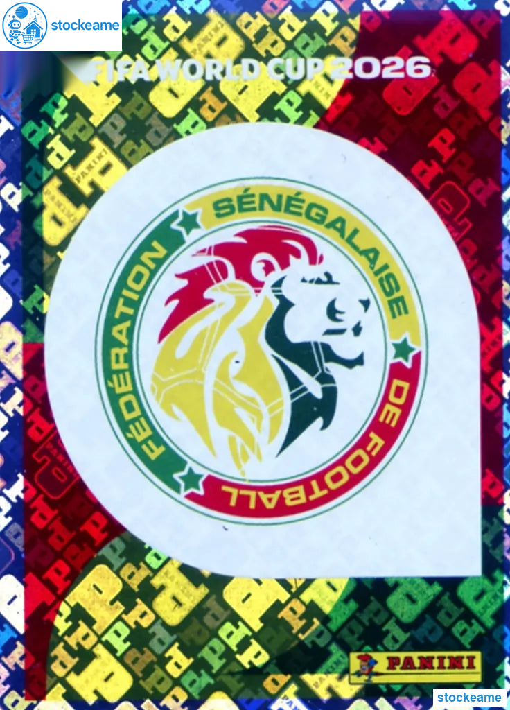 SEN001 - Emblem | Senegal | Panini World Cup 2026 Foil Sticker - Image 2