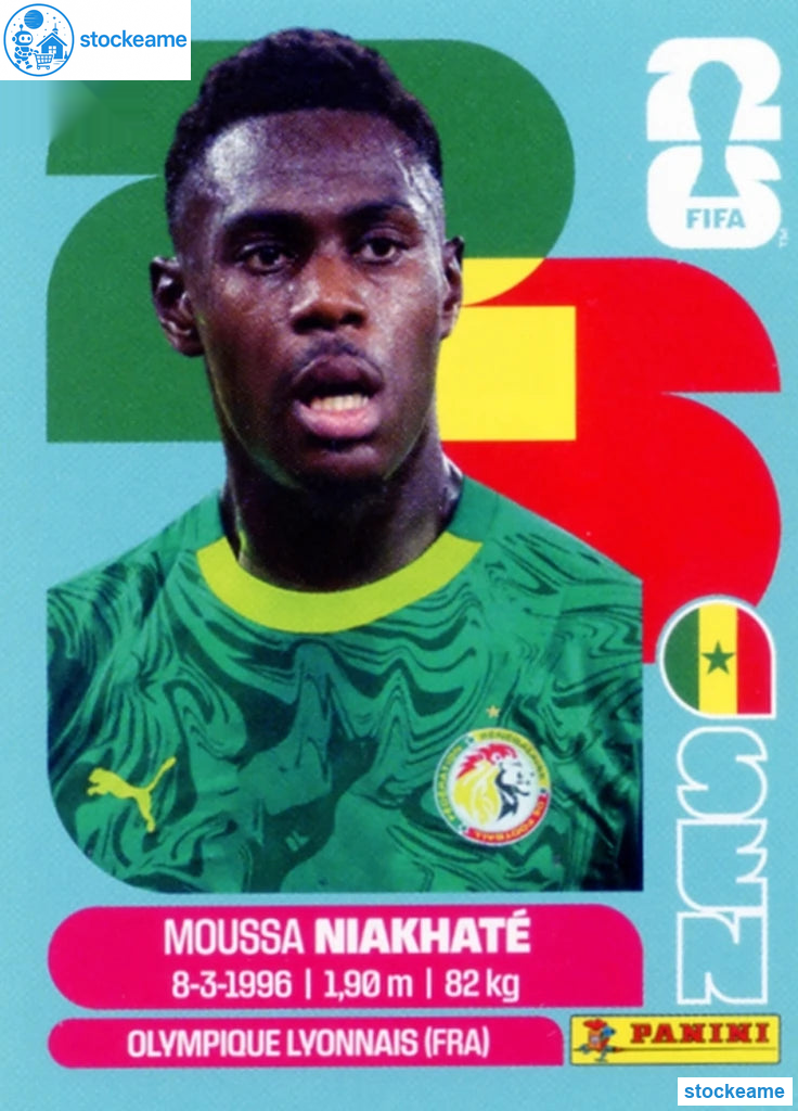 SEN004 - Moussa Niakhaté | Senegal | Panini World Cup 2026 Base Sticker - Image 2