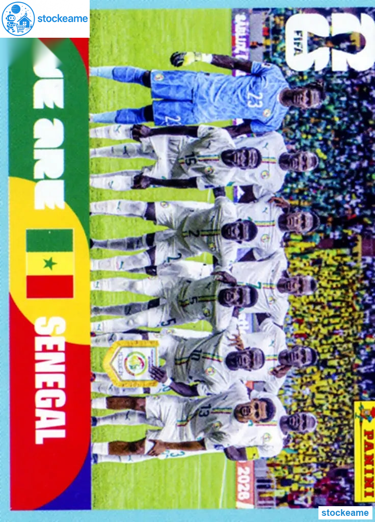 SEN013 - Team Photo | Senegal | Panini World Cup 2026 Base Sticker - Image 2