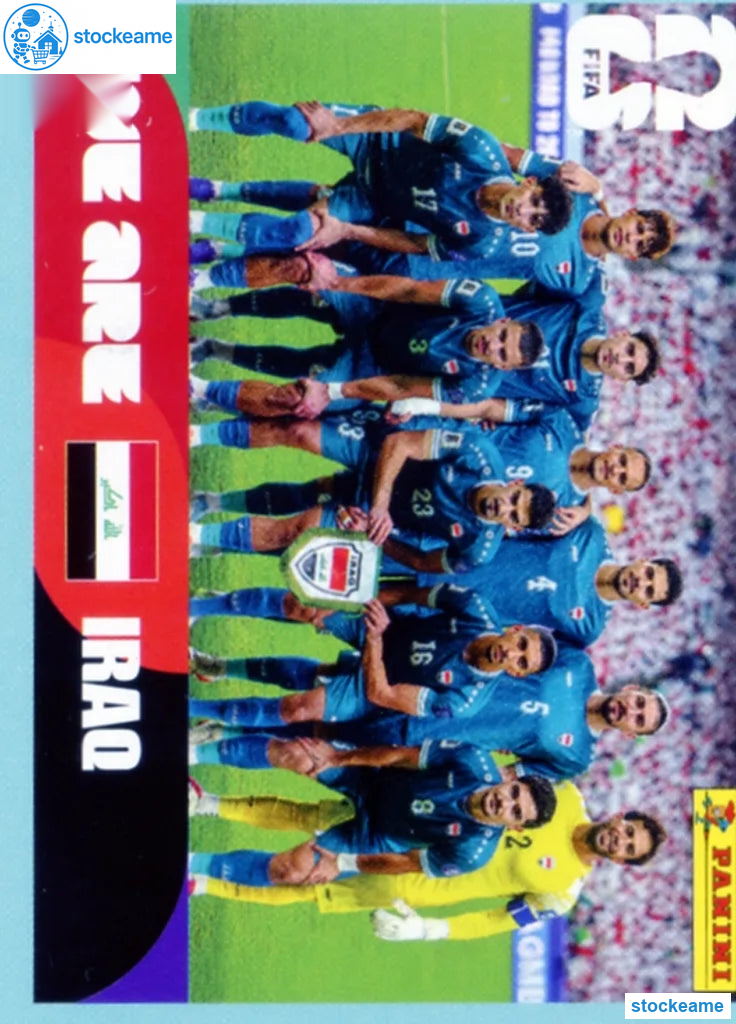 IRQ013 - Team Photo | Iraq | Panini World Cup 2026 Base Sticker - Image 2