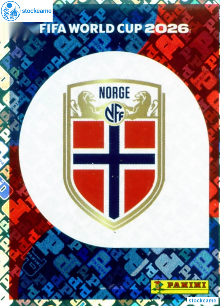 NOR001 - Emblem | Norway | Panini World Cup 2026 Foil Sticker - Image 2